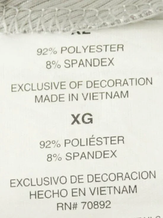 Apana Gray Sleeveless Twist Front Top XL Ribbed Stretch Athleisure Yoga Tank - Picture 6 of 6